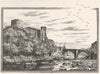 DURHAM. Barnard Castle 1901 old antique vintage print picture