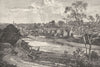 DURHAM. Barnard Castle. The Town 1901 old antique vintage print picture
