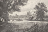 STAFFORDSHIRE. Burton- upon- Trent 1901 old antique vintage print picture