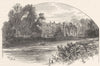 YORKSHIRE. Bishopthorpe 1901 old antique vintage print picture