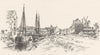 LINCOLNSHIRE. Barton- upon- Humber 1901 old antique vintage print picture