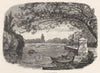 BEDFORDSHIRE. Bedford bridge 1901 old antique vintage print picture