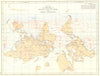 WORLD. Isobaric lines and prev ailing winds 1897 old antique map plan chart