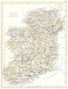 IRELAND. Ireland  1897 old antique vintage map plan chart