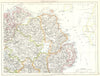 ULSTER. Northern Ireland. Tyrone Down Antrim Londonderry Donegal Armagh 1897 map