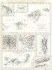 IBERIA.Balearics Andorra Madeira Canaries Gibraltar Cadiz Madrid Lisbon 1897 map