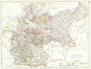 GERMANY. Empire of Germany 1897 old antique vintage map plan chart
