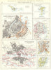SCANDINAVIA.Copenhagen Stockholm Christiana Oslo Faröe Isles Heligoland 1897 map