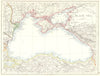 BLACK SEA. Ukraine Georgia Turkey Romania Bulgaria Russia Moldova 1897 map