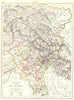 INDIA. Punjab (East) and Kashmir 1897 old antique vintage map plan chart