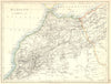 MOROCCO. Marocco 1897 old antique vintage map plan chart