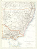 AUSTRALIA. New South Wales and Victoria 1897 old antique map plan chart