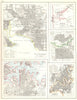 AUSTRALIAN CITIES. Melbourne Perth Adelaide Sydney Brisbane. Town plans 1897 map