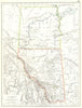 CANADA. Alberta and Athabasca 1897 old antique vintage map plan chart