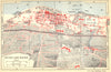 HAUTE- SAVOIE. Évian- les- Bains 1925 old vintage map plan chart