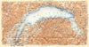 HTE- SAVOIE. Thonon á St- Jeoire par col Jambaz. Lac Léman- Chablais 1925 map