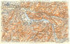 SWITZERLAND. Vallée de L'arve- de Genève À Sallanches 1925 old vintage map