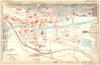 HAUTE- SAVOIE. Chamonix 1925 old vintage map plan chart