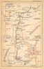 SAVOIE. Topo- guide du Revard 1925 old vintage map plan chart