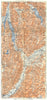 SAVOIE. De Grenoble à Annecy 1925 old vintage map plan chart