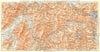SAVOIE. Tarentaise Albertville Moutiers Petit St. Bernard à Val D'isère 1925 map