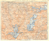 SAVOIE. La Tarentaise- Massif de la Vanoise 1925 old vintage map plan chart