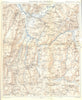 ISÈRE. Environs de Grenoble 1899 old antique vintage map plan chart