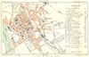 DRÔME. Valence 1899 old antique vintage map plan chart
