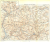 HAUTES- ALPES. Massif du Queyras 1899 old antique vintage map plan chart