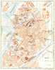 MOSELLE. Metz 1939 old vintage map plan chart