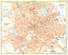 MEURTHE- ET- MOSELLE. Nancy Plan D'lnsemble 1939 old vintage map chart