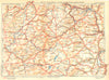 MOSELLE. Boulay- Faulquemont- stavold Sarrebruck- Sarreguemines 1939 map