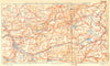 NANCY.Nomeny-Lunéville-Château-Salins-Dieuze-Sarrebourg-Cirey-Blamont 1939 map