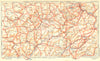 VOSGES.Martigny-Contrexéville-Vittel-Bourbonne-Bains-Epinal-Rimiremont 1939 map