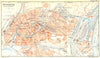 BAS- RHIN. Strasbourg (Plan D'ensemble)  1939 old vintage map chart