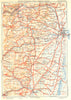 BAS- RHIN. Saverne, Strasbourg, Ste. Odile, Schirmeck, Sélestat 1939 old map
