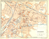 HAUT- RHIN. Colmar 1939 old vintage map plan chart