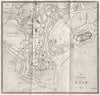 SOMERSET. The City of Bath 1808 old antique vintage map plan chart