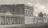 SOMERSET. The pump room, Bath 1808 old antique vintage print picture