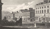 SOMERSET. The North Parade, Bath 1808 old antique vintage print picture