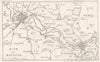GLOUCESTERSHIRE. Bath and Bristol 1808 old antique vintage map plan chart