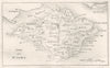 ISLE OF WIGHT. Isle of Wight 1808 old antique vintage map plan chart