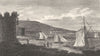 CORNWALL. Fowey 1808 old antique vintage print picture