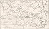 YORKSHIRE. Harrogate (1)  1808 old antique vintage map plan chart