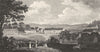 YORKSHIRE. Harrogate (2)  1808 old antique vintage print picture