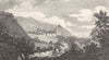 SUSSEX. The entrance to Hastings 1808 old antique vintage print picture
