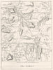CUMBRIA. The Lakes. Lake district 1808 old antique vintage map plan chart