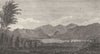 CUMBRIA. Derwent Water 1808 old antique vintage print picture