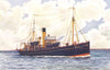 SHIP. S. S. Salpa. Research ship Marine Biological Assn. Steam Drifter 1936