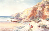 BARNSTAPLE. Saunton Sands. North Devon 1906 old antique vintage print picture
